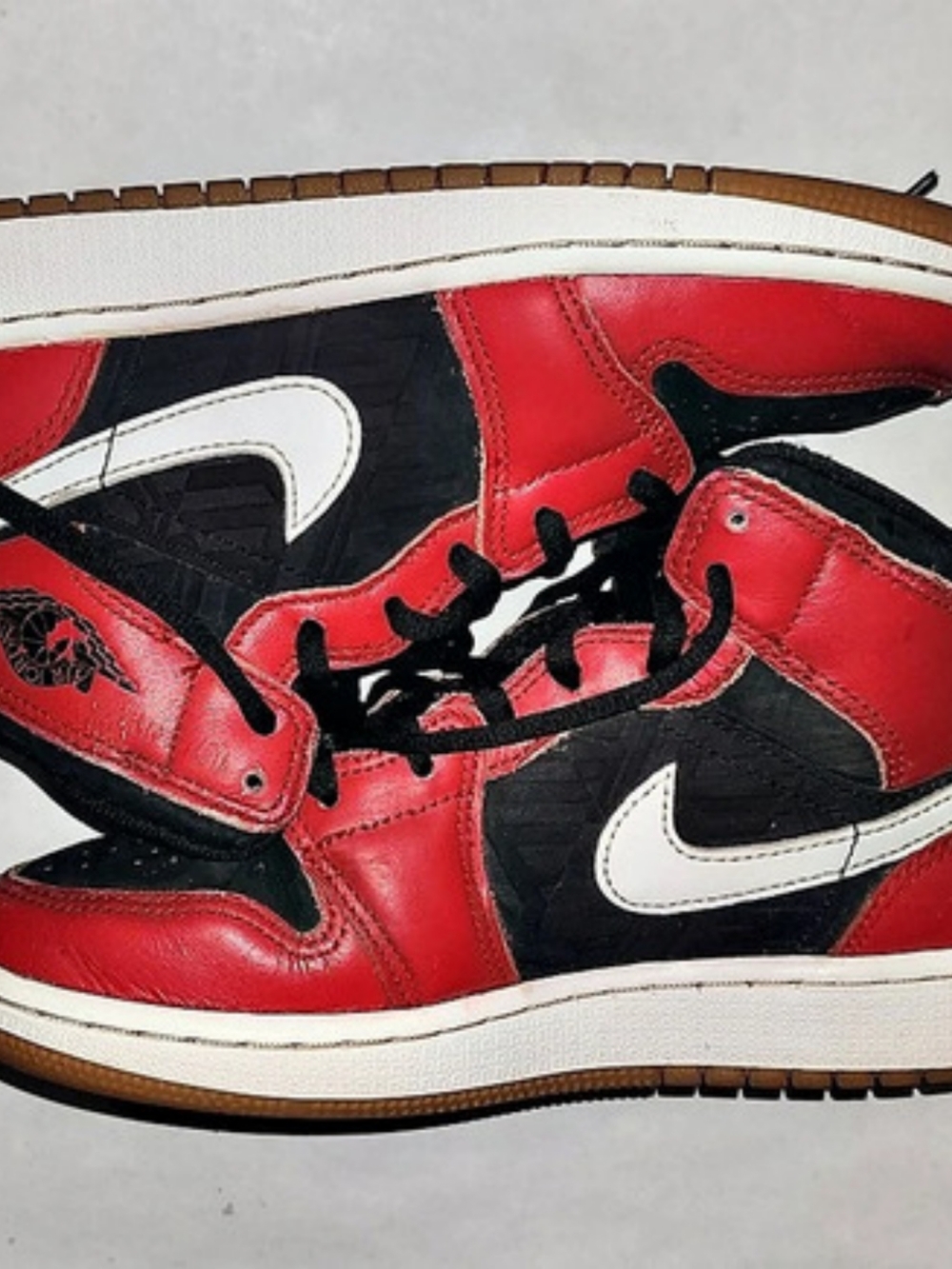Jordan Air Jordan 1 High Top Sneakers Red & Black US 3.5Y